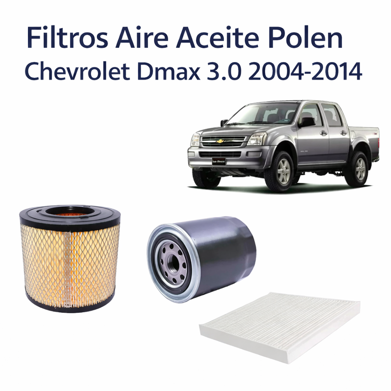 Kit Filtros Chevrolet Dmax 3.0 2004-2014