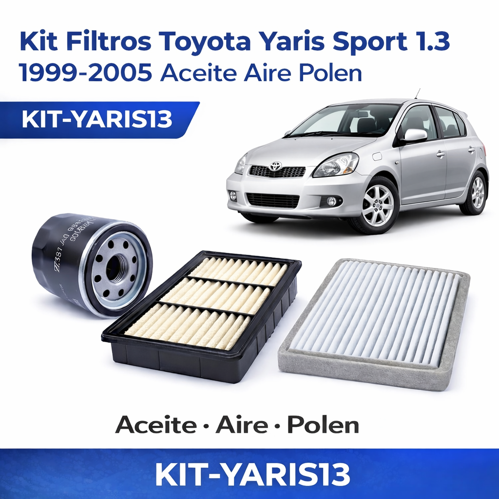 Kit Filtros Toyota Yaris Sport 1.3 1999-2005
