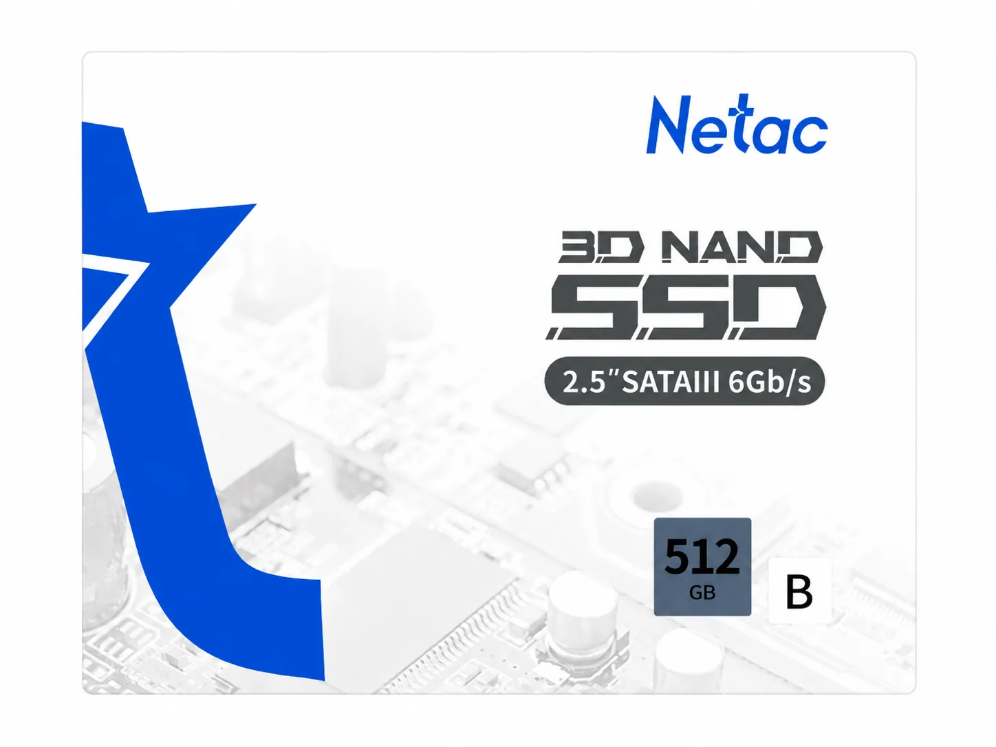 SSD Netac 512GB SATA III 2.5” 3D NAND – Más Velocidad para tu PC o Notebook